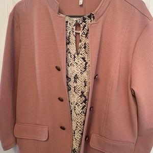 Open front blazer